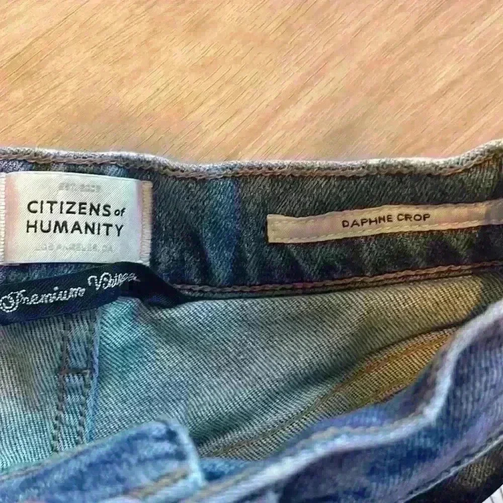 Citizens of Humanity Daphne Cropped High-Rise Stovepipe Jeans sz 23 - Picture 4 of 12